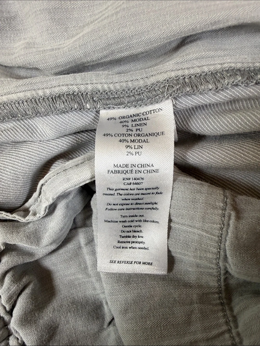 Faherty Men's Essential Drawstring Shorts Gray Size Medium